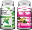 GreeNatr Pure Moringa Oleifera 用于增强Mood + 更年期支持热闪光,夜间汗水和Mood Swings Relief