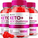 (3 pack) Bliss Keto ACV Gummys 高级重量损失, Bliss Keto + ACV Gummys 苹果苹果 苹果 苹果 Vinegar Keto Bliss ACV Gummys 饮食补充 Bliss Keto Gummys 评论(180 Gummys)