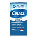 Colace Regular Standle Sweather for Gentle 有效便秘救济工具,第1位医生推荐的Stool Sweader Brand,100 mg Docusate Capsules,30 Counter