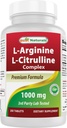 最佳自然 L- Arginine L- Citruline 复杂片, 250 个数