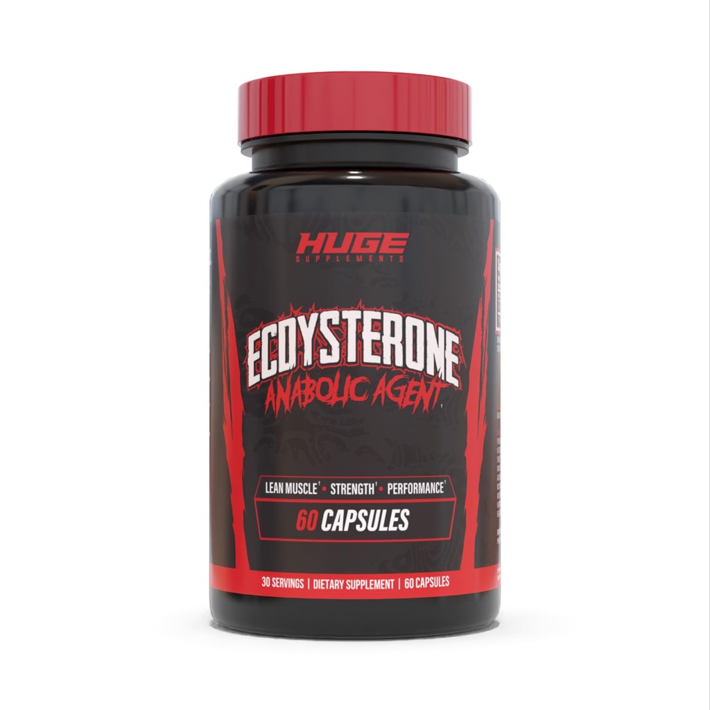 大型Ecdysterone补充剂,男子天然肌肉构建器,1000mg Beta Ecdysterone Per Service, 最佳剂量,高级吸收,98%的最高纯度可用