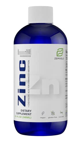 液态离子锌 3个月供应 鼓励清洁皮肤 持续能源 天然炎症支持