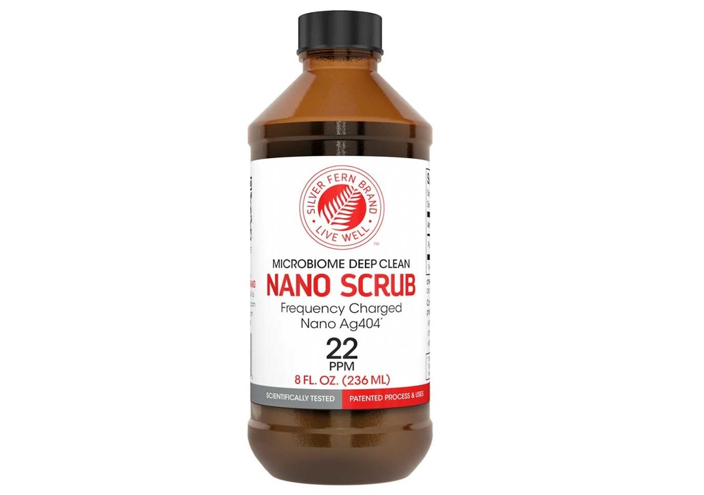 Nano Scrub by Silver Fern Brand - 1瓶 - 48 services - 频率激活纳诺 Ag4O4 - 液体