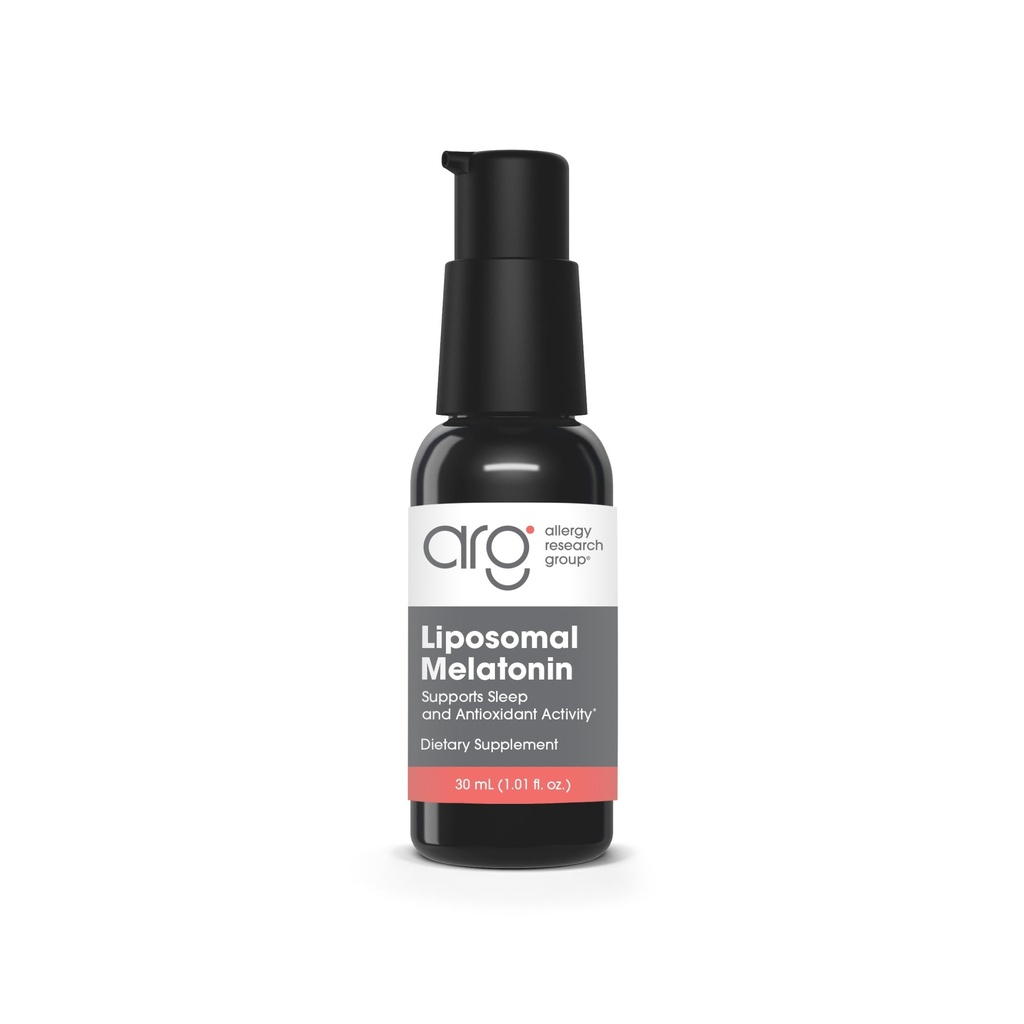 过敏性研究小组 Liposomal Melatonin 补充 - 成人口服睡眠喷洒, 1 mg 液体 Melatonin, 纯净, 快动作公式 - 1 Fl Oz