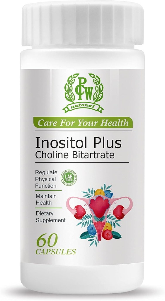 PCW Inositol + Choline 比特拉特 Capsule, 60 计数