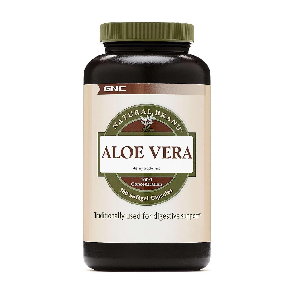 GNC 自然品牌 Aloe Vera SoftGel Capsules