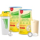 Almased Meal Control Shakes for Wight Loss - 蛋白质粉 - 启动器 Kit(Almond Vanilla Flavor, 2 Cans of 17.6 oz + Shaker Bottle + Scoop) 重力损失置换器 - 蛋白质粉 - 启动器 Kit(Almond Vanilla Flavor, 2 Cans of 17.6 oz + Shaker Bottle + Scoop)