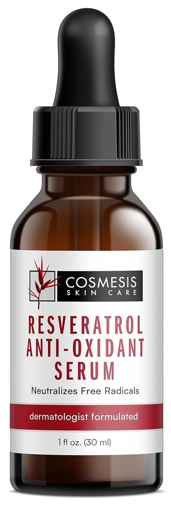 Reveratrol 抗氧化剂血清-与茶酚和Resveratrol的抗氧化剂作斗争 - 1 fl oz - Cosmesis