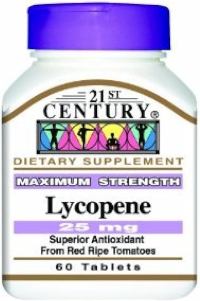 LYCOPENE, 最大强度, 25毫克, TRIPLE VALUE PACK(3X 60 TableTS), 21世纪卫生保健
