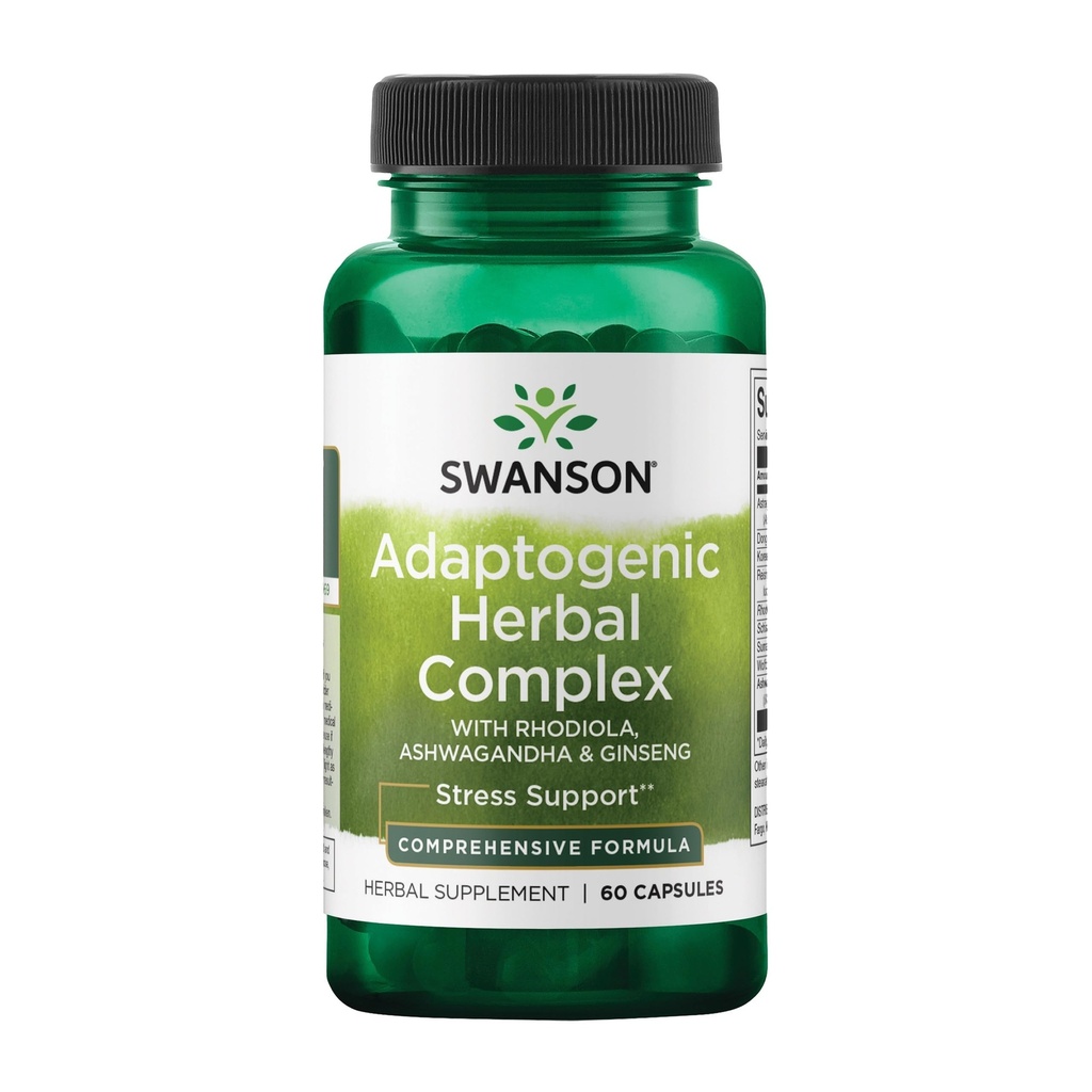 Swanson Rhodiola Ashwagandha Ginseng 复合能源功能神经系统应激支助