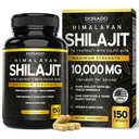 Shilajit Capsules,装有85+痕量矿物(75天供应,每服务1 000mg提取)