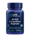 寿命延长 乙酰-L-Carnitine 激素、高级脑和神经健康、细胞能量支持、无胶体、非GMO、90卡普尔