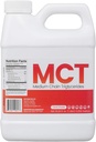 甘油供应商MCT Oil - 1升(33.33 Oz.) 食物等级 - 非转基因生物 - Halal - Vegan - 可持续棕榈衍生物 - 用于丁香、运动营养、Keto或Paleo饮食、清洁能源