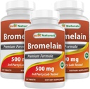 最佳自然产品 Bromelain 500mg 120 平板电脑(120 个计数( 3 包))