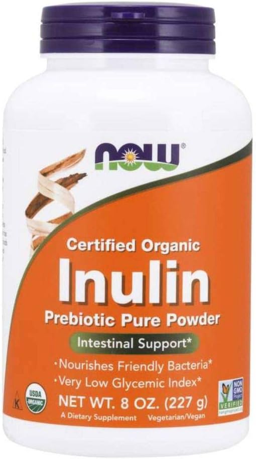 Now Inulin Prebios Fos, 8-Ounces (Pack of 2) (英语).