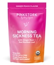 Pink Stork 有机早孕茶 -- -- 热茶或冰茶 -- -- 产前心脏灼伤、消化不良和便秘支助 -- -- 第1次三月孕必须怀孕 -- -- 姜桃,15枚
