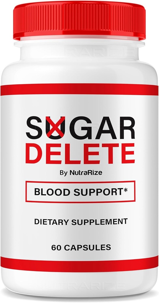 努特拉里泽糖 删除盖,全面健康官方支持公式,糖删除药片以保持健康稳定水平,糖去甲酸椒审查(60 Capsules)
