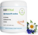 HillVital Eczema Cream for Kids - 成人水化润滑剂、草药婴儿Eczema Relief、Itch Relief Hives 治疗、抗痒淋病和Seborrheic 皮肤炎