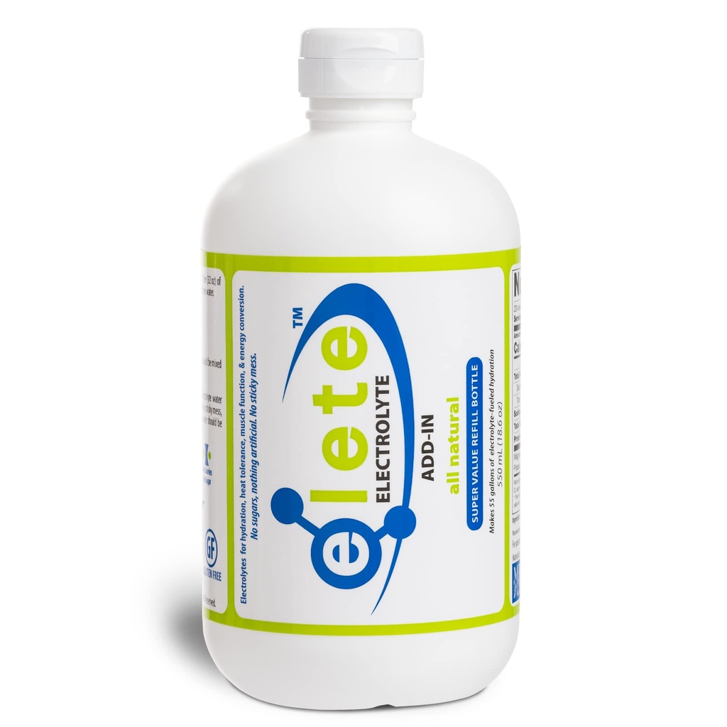 eleate Electrolyte 添加水解滴 → Sodium, Magnesium, Potassium & Trace Minerals → Uniforsed, All Natural → Leg and Muscle Cramp Relief → 将任何饮料转化为运动饮料,18.6oz