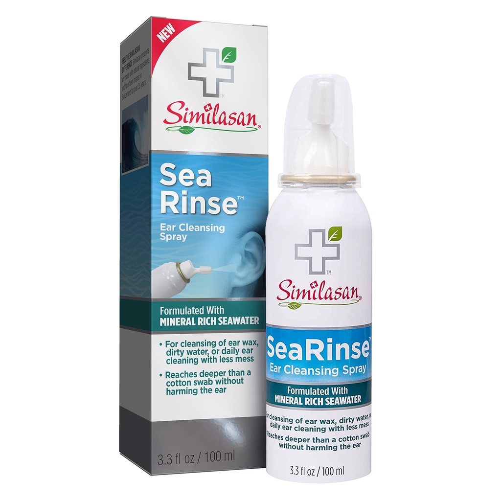 Similasan SeaRinse Ear 清洗耳光和耳蜡的喷洒,3.3 Fl Oz
