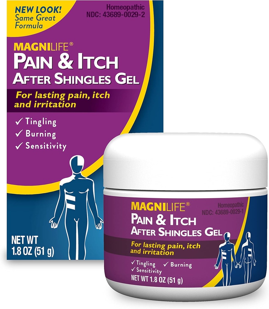 Magnilife Pain and Itch Relief Gel, 自然重拾叮当, 刺激和敏锐与茉莉花和梅泽里翁 - 1. 8oz