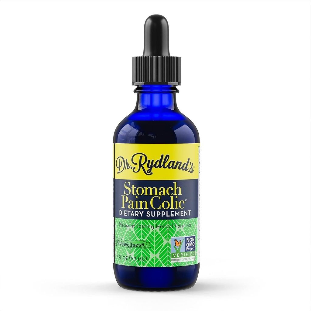 Rydland博士的美味液体草药配方(Stomach & Colic, 2oz)