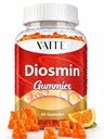 VAITE Diosmin 1000mg - Vein支持 Varicose Veins - 腿健康补充公式 Venous Optimiers, Citrus Bioflavoids, 帮助腿部流通 Chews Gummy, 60 Vegan Gummys