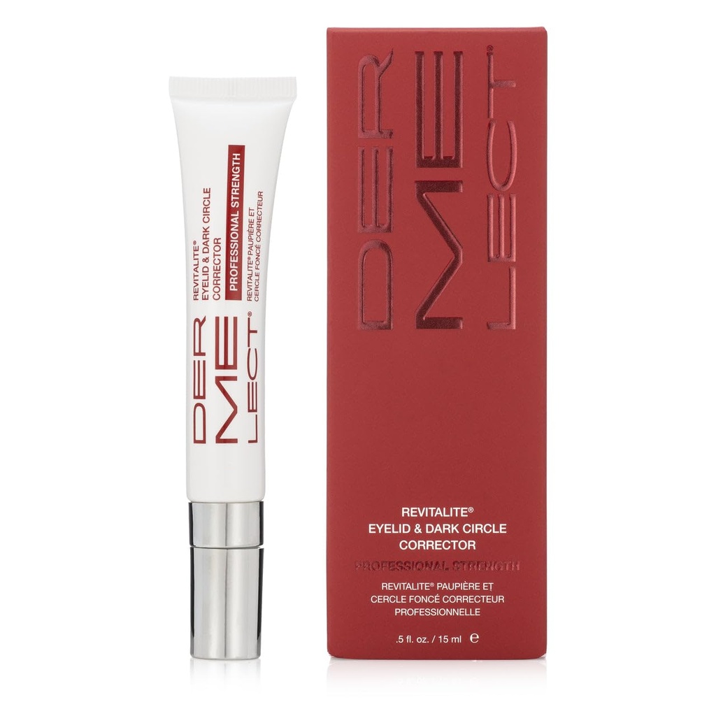 Dermelect Revitalite Eyelid & Dark Circle 校正器 - 专业力量 抗衰老眼凝胶带Peptides 闪亮与紧固容料 - Dark Circles, Puffiness, Droopy Eyelids & Wreaks