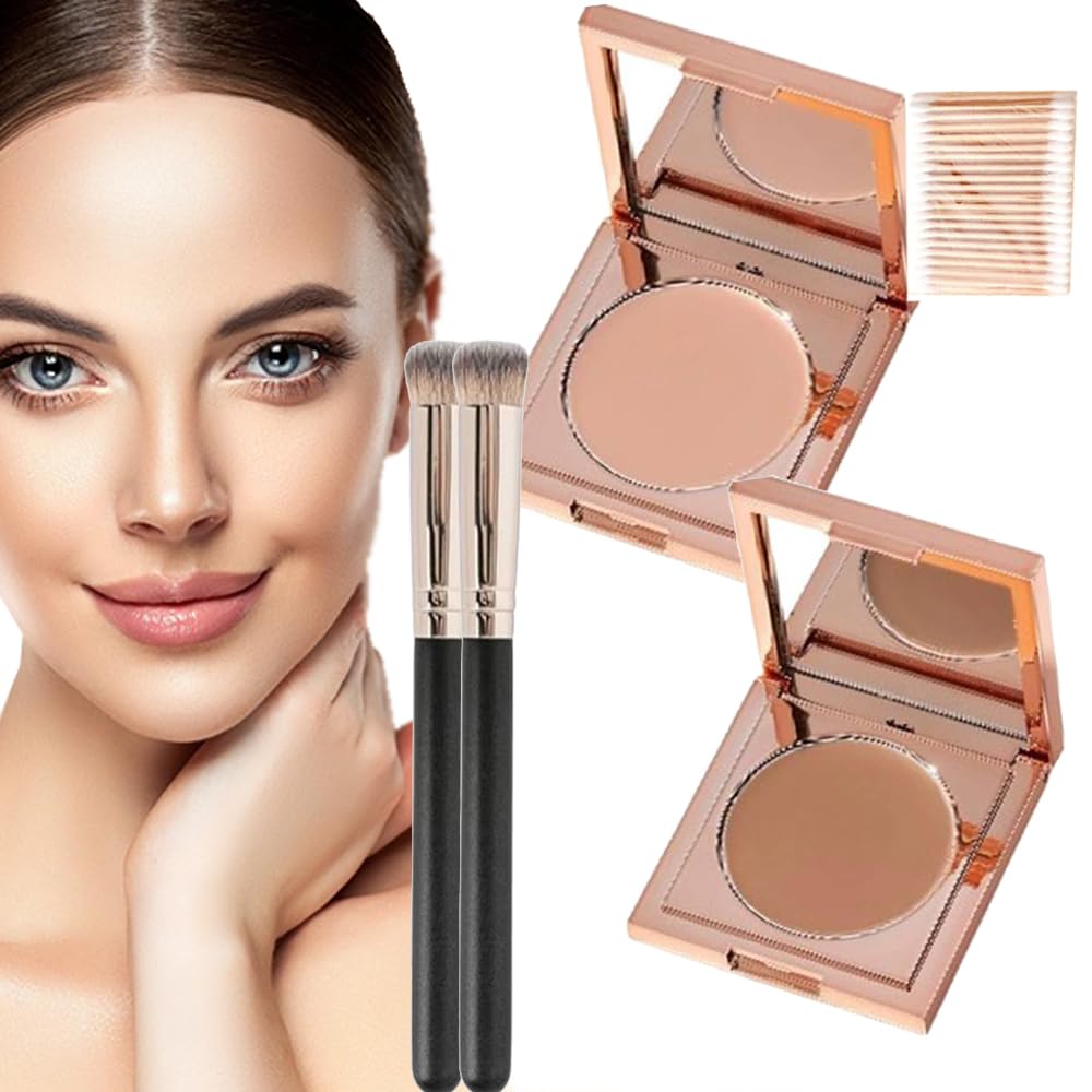 彩色 Clay Underey 校正器 - Viralvera Under Eye 校正器 彩色 Clay CC Underey 校正器 彩色 Clay Undersee 校正器 暗黑圆形的眼色校正器 (# 1+#2)