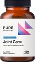PureFormulas 联合护理+ - 含Hyaluronic酸、Glucosamine、MSM、Green Lipped Mussel、Turmeric & More - 成人非GMO公式的Premium联合支助补充(120卡普尔)