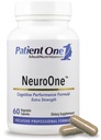患者 One neuro One + 支持记忆、认知、摩德和焦点* + 与 Citicoline、乙酰-L-Carnitine、Gingko 和 More + + 60 Capsules