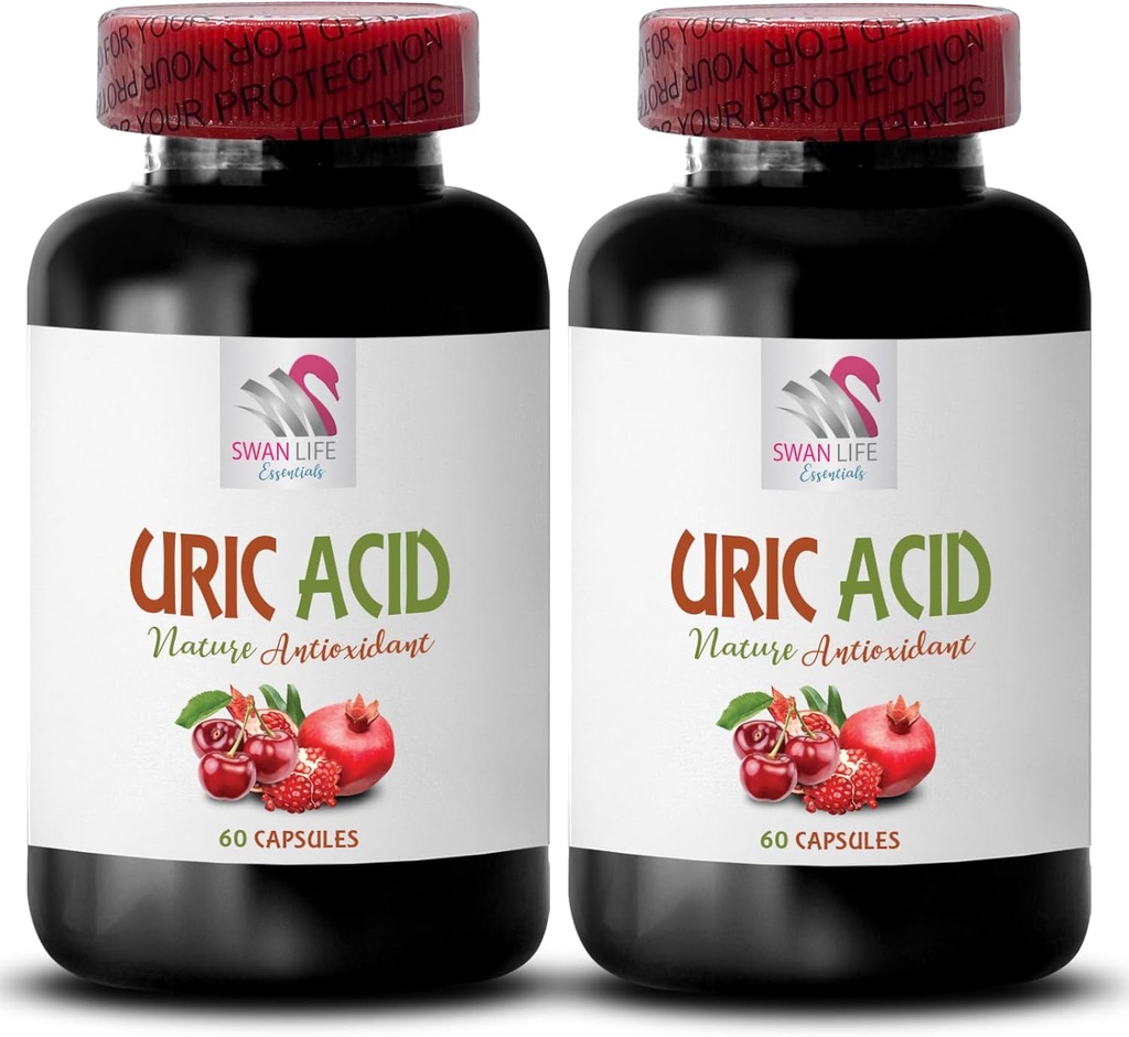 尿酸结晶关节 - URIC ACID - 尿酸管理,尿酸平衡,尿酸和关节,尿酸的辅料,低尿酸的辅料,绿色咖啡豆 2Bot 120Cap