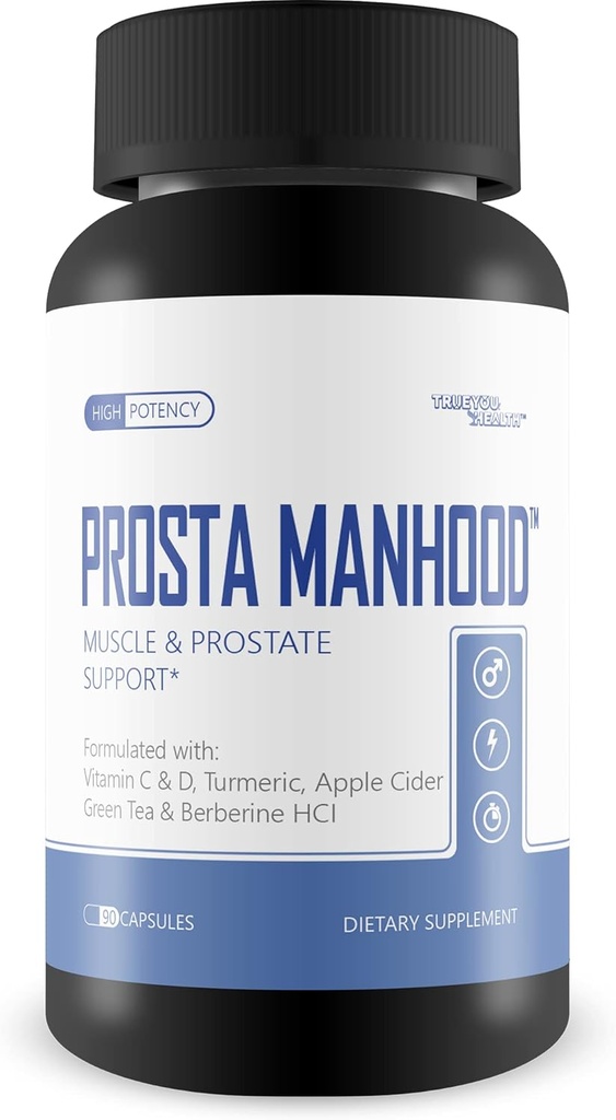 PROSTA MANHOD - 全一前列腺支持 - 促进前列腺健康 - 支持血液流动,肾脏健康,正常前列腺大小 - 促进健康前列腺功能 - 健康前列腺基因补充
