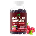 Shilajit Gummys 10 000 mg for Men and Women - 最大力量的喜马拉雅 Shilajit, Gluten-Free, Non-GMO, 100%的蔬菜 - Natural Raspberry Flavor - 60 计数