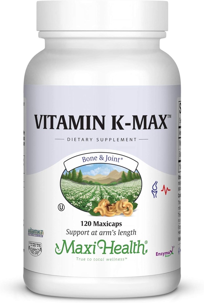 Maxi-Health Maxi 维生素 K-Max, 120 计数