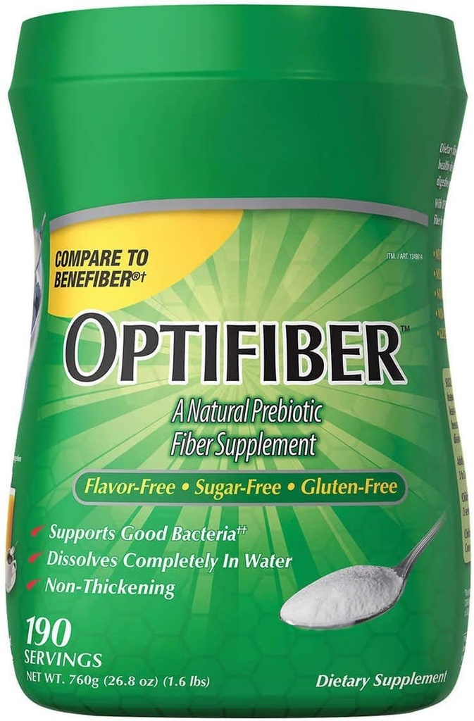 Kik-Iand的Optifibe'r粉,Fiber补编,25.6 oz(190人服役)