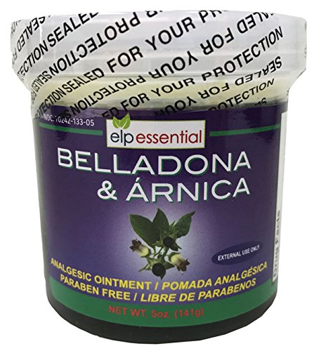 Belladona和Arnica Analgesic Ointment 5 oz(141g) 帕拉本免费