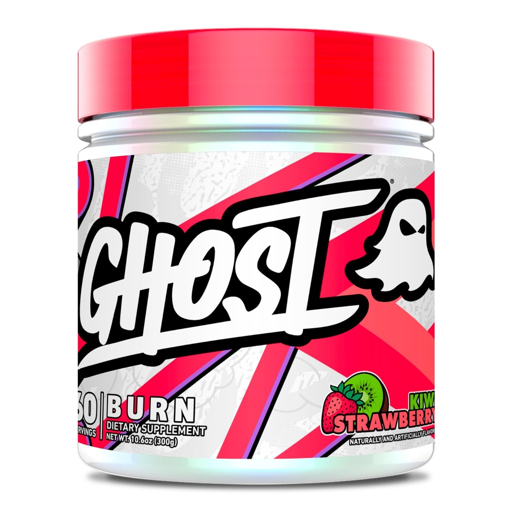 GHOST 烧重管理粉,Kiwi草莓(60种服务) - 男女代谢和能量支持补充剂 - 天然咖啡因,L-Carnitine & L-Tyrosine - 豆类和无糖, Vegan
