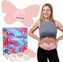 缓解粉红-佩里奥德 Cramps 疼痛解脱装置、月经和下背痛的 Cramp Massager、减少内分泌紊乱症、PMS TENS单元、无线或有线、自然循环支持