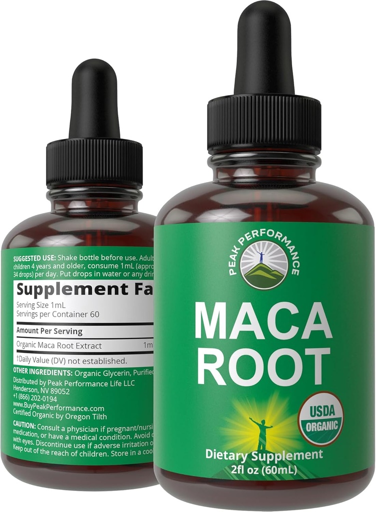 Maca Root Liquid Drops. USDA Official Vegan Express Supplement for Women and Men. 高生物利用率补编. Maca For Energy, Endurance, and Mood Support. (原始内容存档于2018-09-22). Maca For Energy, Endurence, and Mood Support. 零糖、无胶、无胶囊