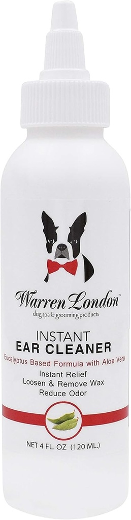 Warren London Instant Ear-Dog Ear Drops w/Aloe 防止刺激美国 12 oz
