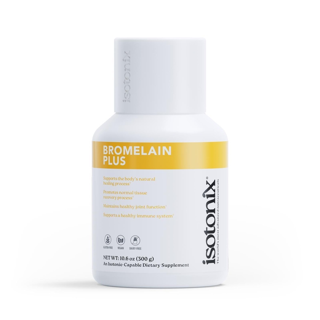 Isotonix Bromelain Plus - 蛋白酶,白柳树皮和溴促进联合健康. 由美国市场(30名服务员)制作