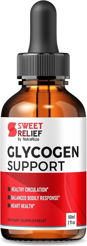 NutraRize Sweet Relief Glycogen & 联合支持滴水、Sweet Relife Detox Support Cleanse 更新、Sweet Relife Hair 前列腺和Fungus高级支持公式的身体健康(30人服务)