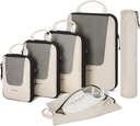 BAGSMART 旅行的压缩包装立方体, 6 Set/5 Set/4 Set, 压缩套装 装箱 装箱 装箱 装箱 装箱 装箱 装箱 装箱 装箱 装箱
