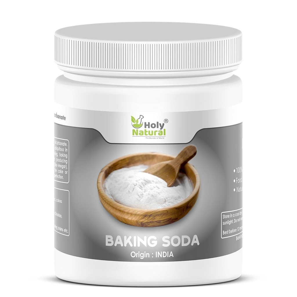 Ho.ly Na.tu.ral Baking Soda 250 gm = 食物级 碳酸钠 用于烹饪、烘焙和清洁