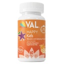 VAL Magnesium for Kids QQ 高吸附镁用于镇静,放松和聚焦 Mg Glycnit, Citrate & Taurate QQ 与维生素B6, D&C QQ 无糖,非GMO QQ 60可切片
