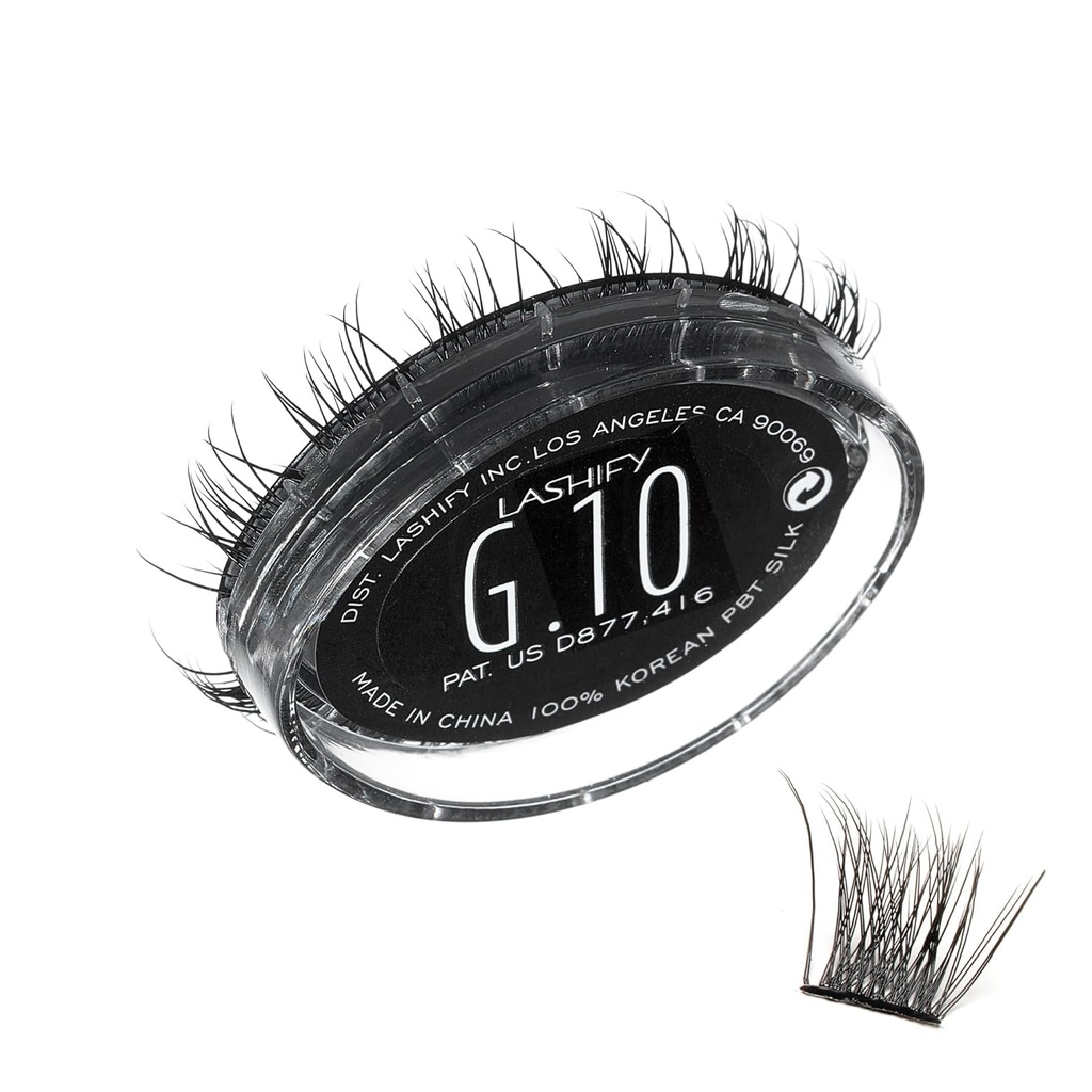 将双子座10mm Gossamer Lashes 装在黑色, 简单 DIY False Lashes 换成 Volumisous, Wispy and Playful Look