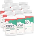 TUDCA Liver 补充1000mg - 600 Vegan Capsules, Millk Tetle Herbal 混合剂 Fulvic 和 Humic Acid 用于肝脏,Digestive 健康