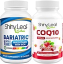 Bariatric多维特敏,每天加铁一卡普尔和CoQ10 100毫克,用于男女脑健康和能源管理 -- -- 1个月供应。