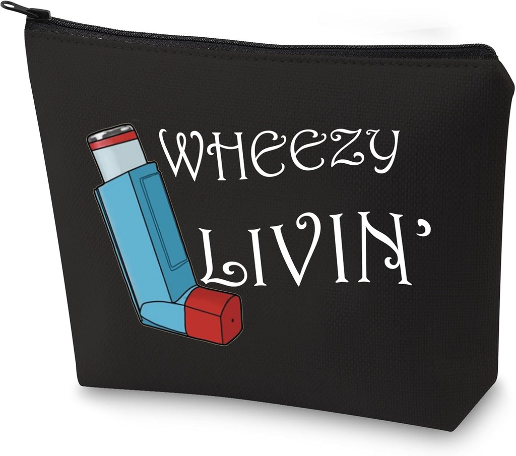 G2TUP Asthma 吸入器 Gift Asthma Inhaler Medicine Bag Wheezy Livin ' Inhaler 邮袋(Wheezy Livin)